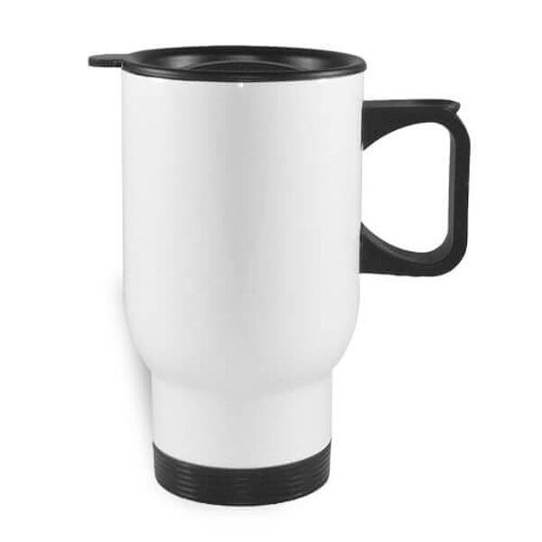 Termokrūze balta ar rokturi 450ml