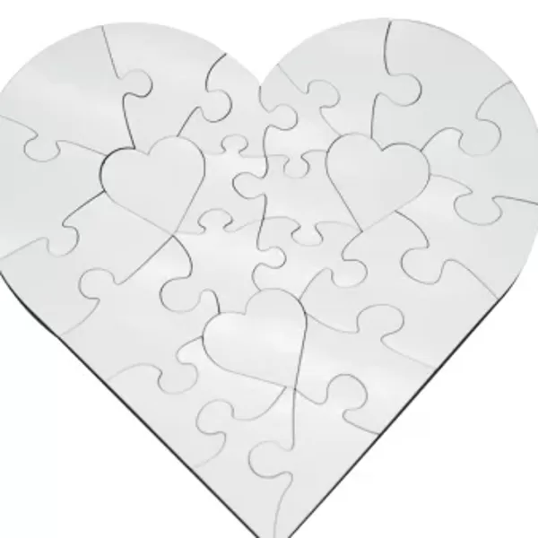 MDF Puzzle Sirds 23 kauliņi