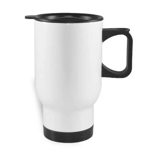 Termokrūze balta ar rokturi 450ml