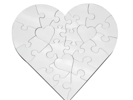 MDF Puzzle Sirds 23 kauliņi
